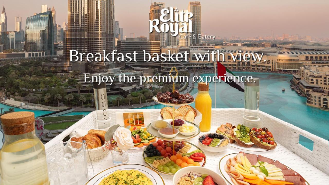 Elite Royal Apartment - Luxurious - Partial Burj Khalifa & Fountain View - Eminence Dubaj Kültér fotó